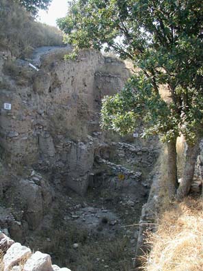 TROY: Modern explorations continue on a more modern scientific basis, demonstrating that the layers he thought were Homeric were in fact far older. This section of a 1988 excavation has the various layers helpfully labeled.