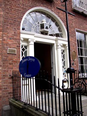 DUBLIN: We took an interesting guided tour of James Joyce's Dublin run by the James Joyce Cultural Centre, housed in the restored home of dancing teacher Denis Maginni, mentioned several times in Ulysses.