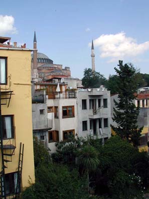 ISTANBUL: Turn left, and you'll catch a glimpse of Hagia Sophia in the distance.