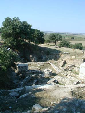 TROY: Sanctuary, Troy VIII (1000-85 BCE). Xerxes sacrificed 1000 oxen here on his way to conquer Greece (480 BCE),