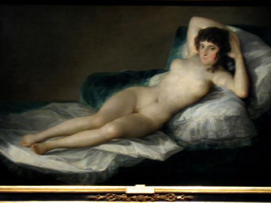 MADRID: Goya's Naked Maja is his most famous, though least characteristic painting.