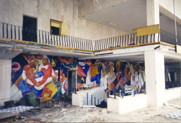 Culture center where Lyubov Sirota worked. May 9, 1999