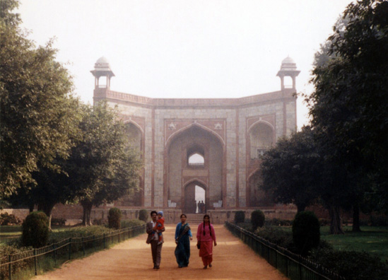 Gateway to the beautiful tomb of Humayan, the second Mughal emperor and father of Akbar