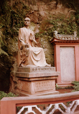 LESHAN: The monk who planned and accumulated the funds for the building of the Big Buddha, refusing to let a noble lord grab the money for his own purposes.