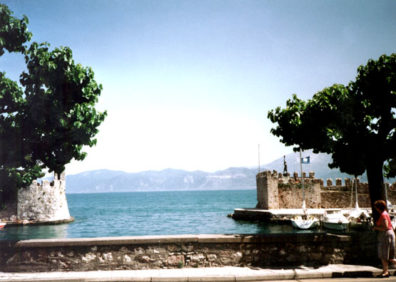 DELPHI: The fortified harbor of Delphi.