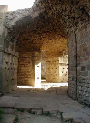 ASCLEPION: After drinking from the spring, visitors would sleep in the Temple of Telesphorus, expecting dreams that would provide the key to their diagnosis and treatment.