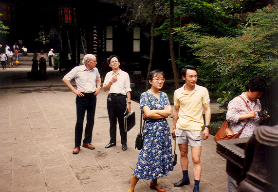 THREE SUS: Doug with our guides.