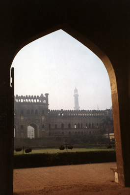 December 30: An arch in the ruins of the old palace of the Nawabs of Avadh or Oudh, built in 1784 by Asaf-ud-Daula called the Bara Imambara..