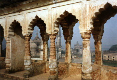 View of the other portions of the Bara Imam Bara and of the city from the roof of the great mosque.