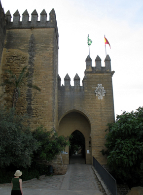 ALMODOVAR DEL RIO: As we entered, the music of Alfonso X, El Sabio, was playing.