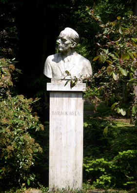 BUDAPEST: Sculpture of the famed Hungarian composer Bela Bartok in the park on Margaret island.