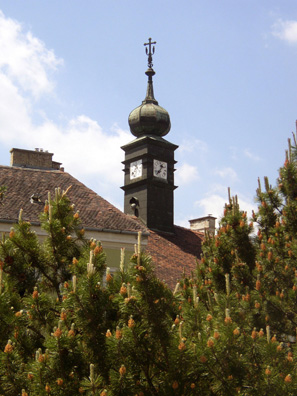 BUDAPEST: Dome shape is typical of church towers in this region.