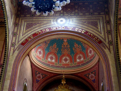 BUDAPEST: The dome over the altar.