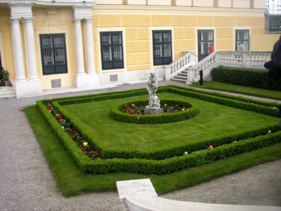 VIENNA: A small plot in front of the palace.