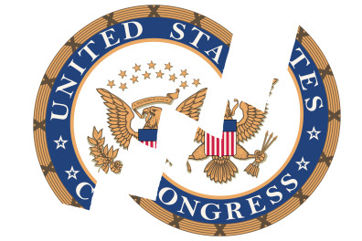 Broken United States Congress seal