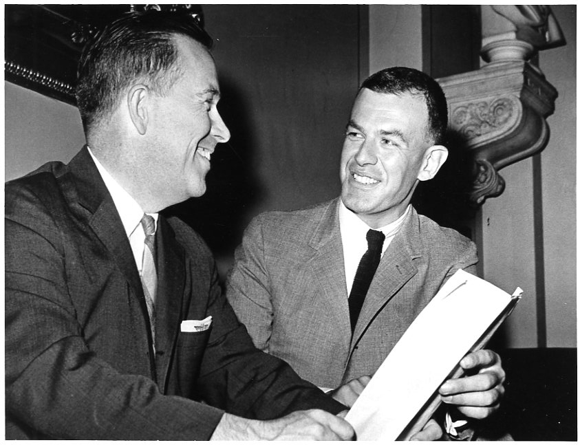 Foley with Scoop Jackson 1964.