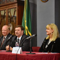 Joe Schmick, Mark Schoesler, and Mary Dye