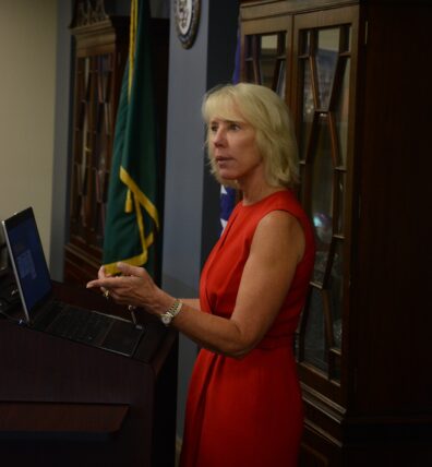 Stefanie Lindquist speaking. 