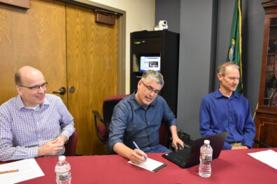 Travis Ridout, Mark Stephan, and John Wilkerson