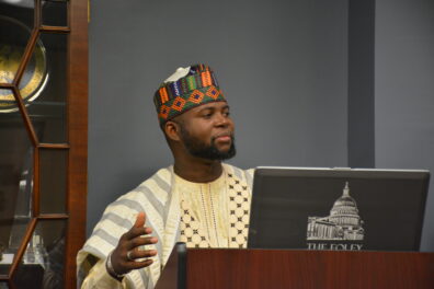 El Hadj Djitteye speaking. 