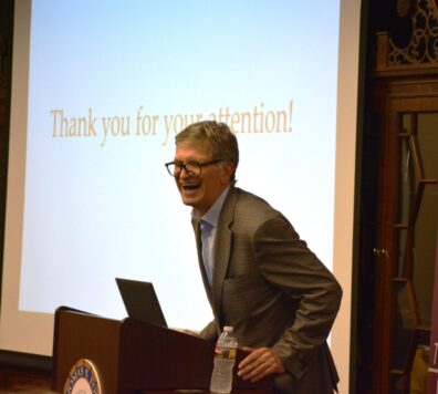 Jefferey Kopstein at podium.
