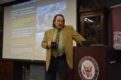 Thomas Preston speaking. 