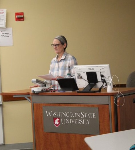 Mary K. Bloodsworth-Lugo presenting.