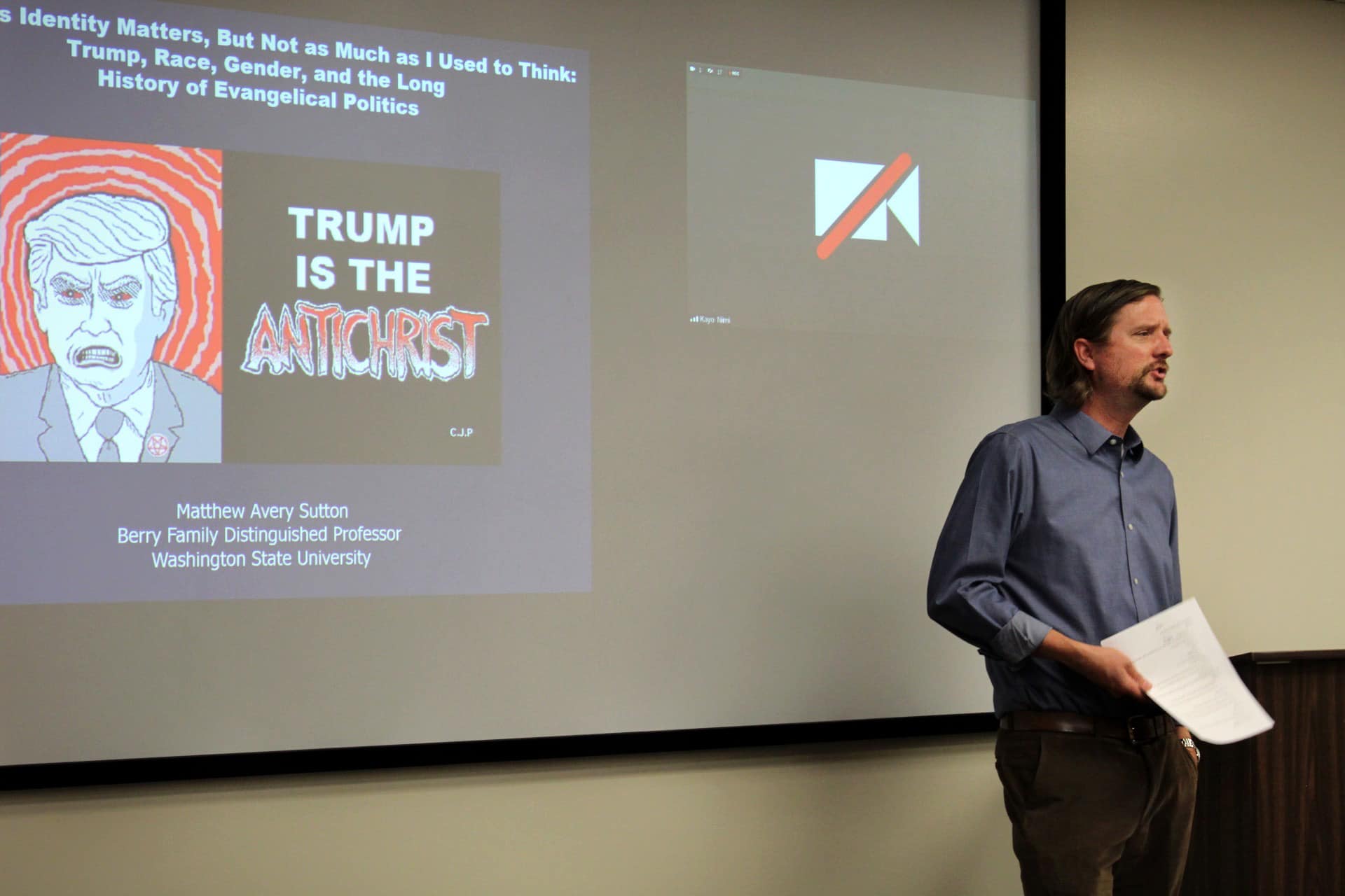Matt Sutton presenting.