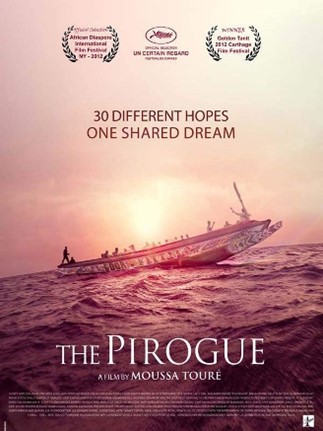 Movie poster for "La Pirogue".