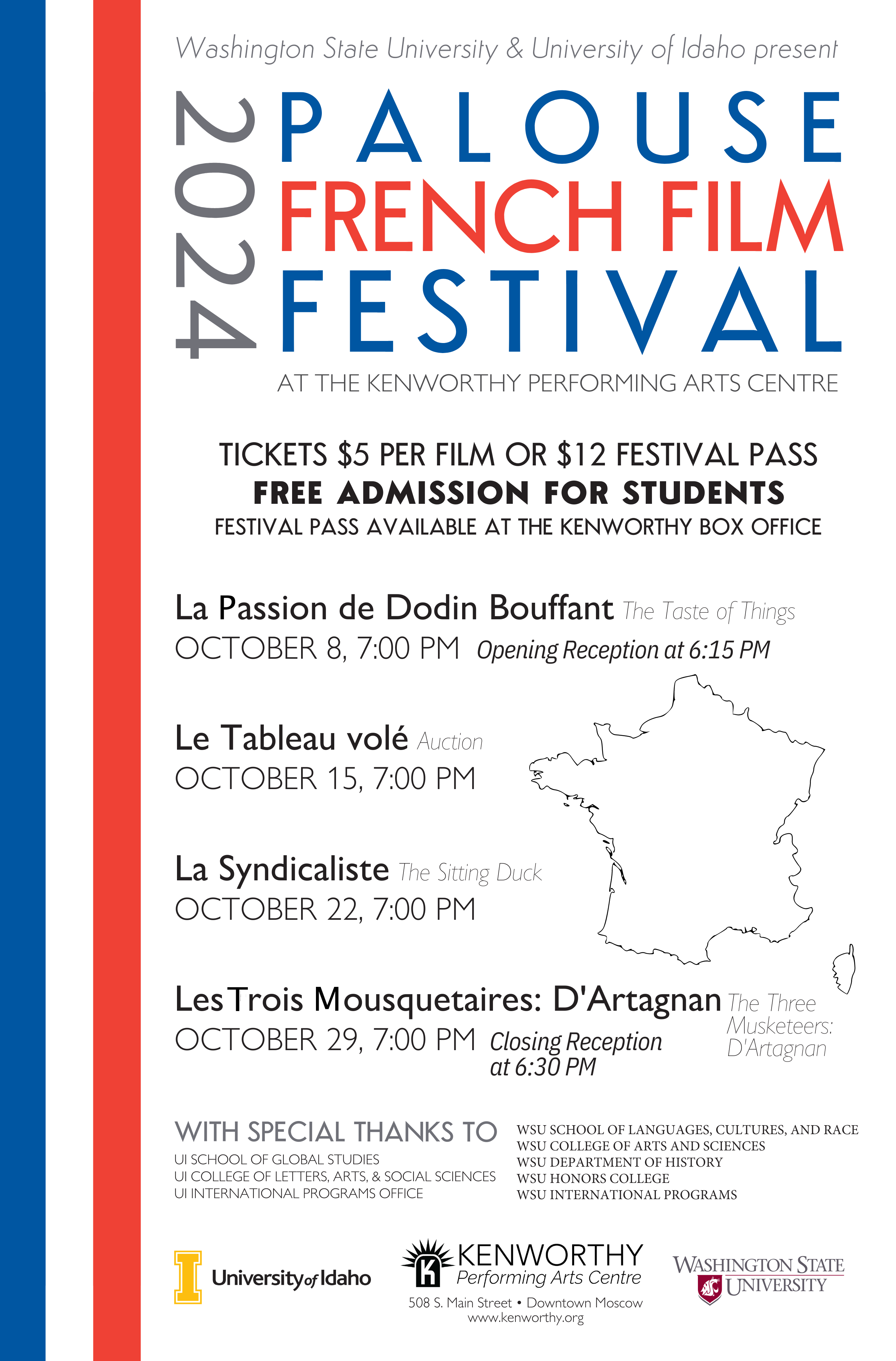 Palouse French Festival 2024 Poster Archival Image