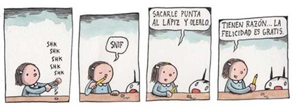 Cartoon by Liniers.