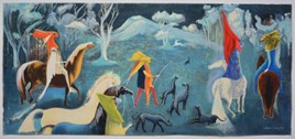 Painting by Leonora Carrington.