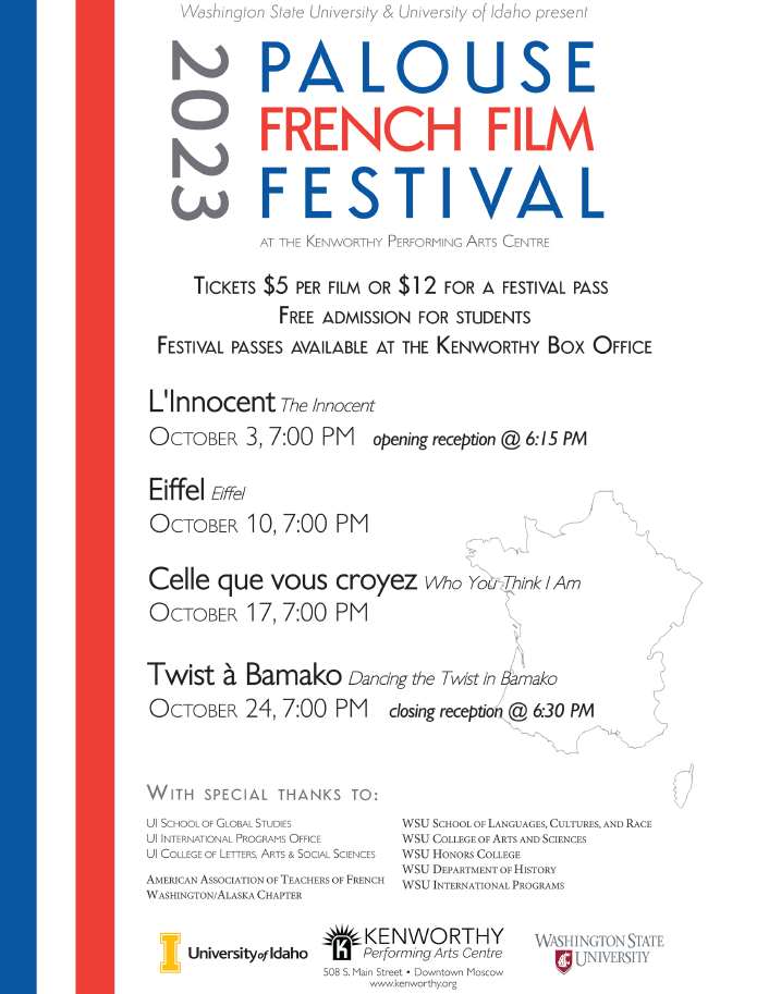 Palouse French Film Festival 2023 Poster - Archival Image
