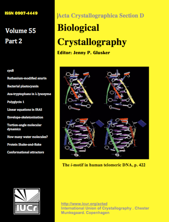Journal cover: Biological Crystallography.