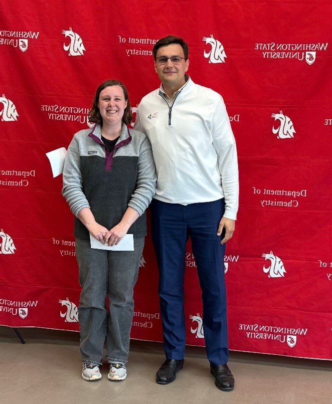 Left to right: Brooke Bonar and Ivan Popov