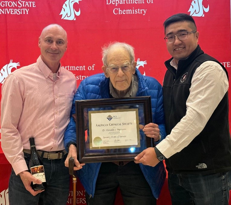 Left to right: Clifford Berkman, Donald Matteson, and Qiang (Jack) Zhang