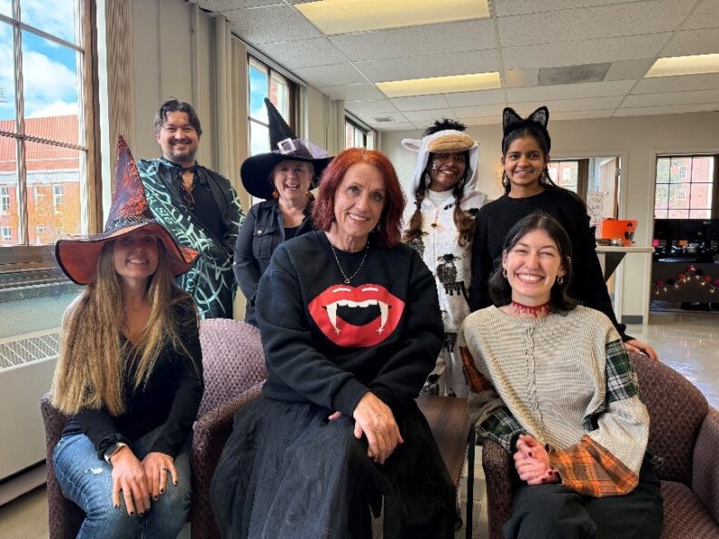 Back left to right: Jett Bingman, Nikki Clark, Shamila Gopalakrishnan, Neetika
Front left to right: Janelle Sordelet, Linda Kildew, Liz Groetsema