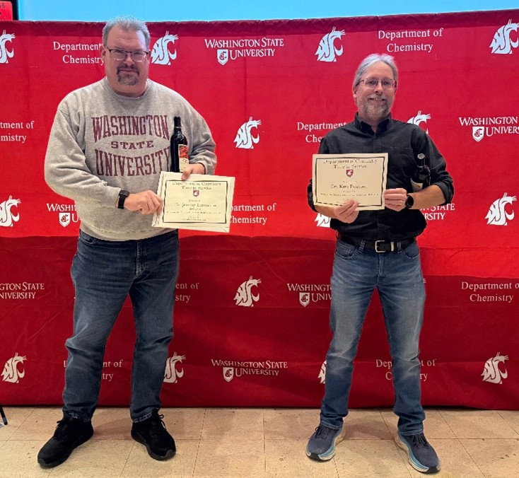 Left to right: Jeremy Lessman and Kirk Peterson