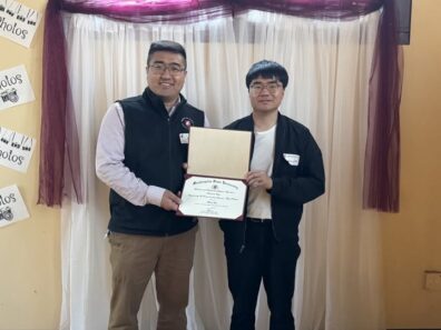 Left to right: Qiang (Jack) Zhang and Sheng Yu