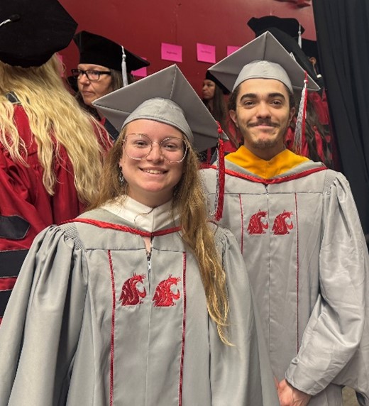 Left to right: Cassie Bailey and Benjamin Rooney-Sailand