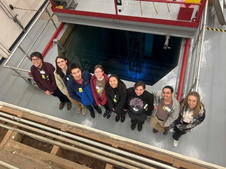 Guests visiting touring the Dodgen Research Facility.