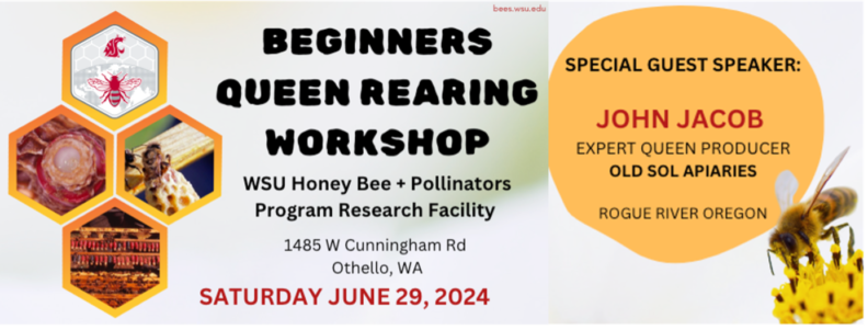 advertisement for queen rearing workshop