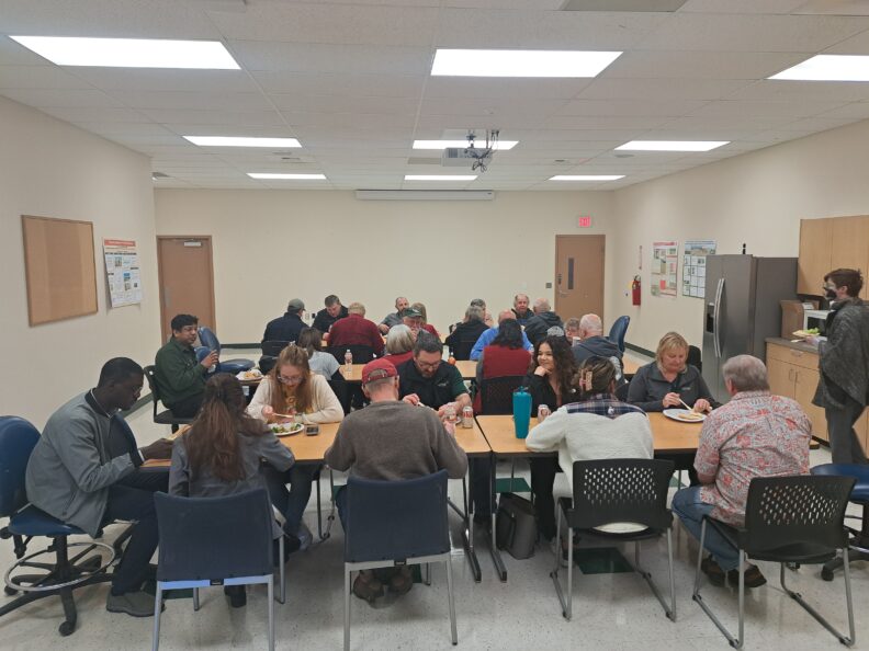 A fruitful lunch with the donors and WSU bee team, full of awesome conversation