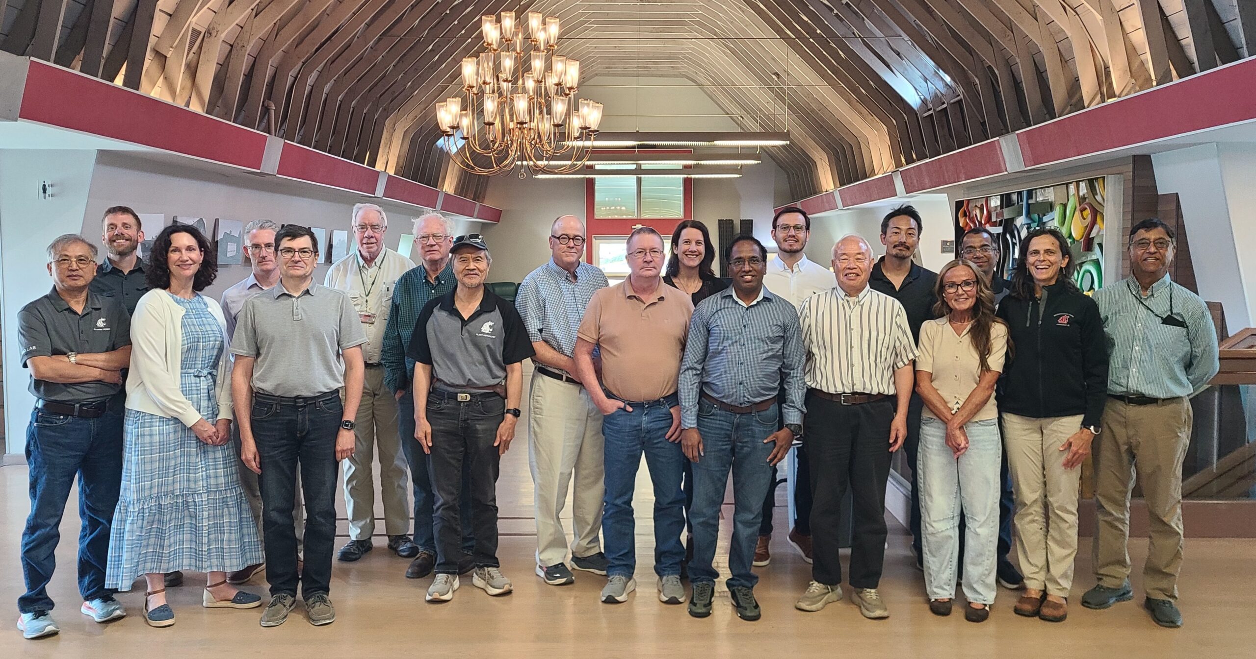 Department of Plant Pathology faculty gathered at the WSU Lewis Alumni Centre on the Pullman campus on August 20-21, 2026 for the statewide faculty retreat.