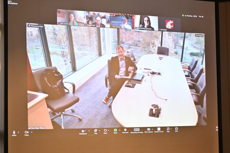 Provost T. Chris Riley-Tillman speaking at 2024 Celebration of Assessment Excellence