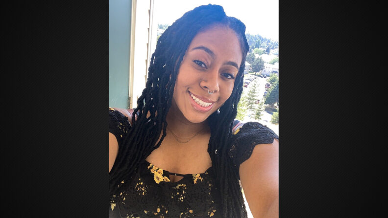 Jada Rome, Undergraduate Writing Center consultant and recipient of the WSU Campus Civic Poet Award in fall 2024.