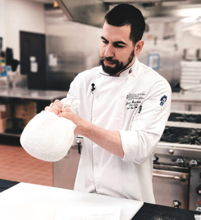 Jason Butcherite, Hospitality Business Management chef de cuisine.