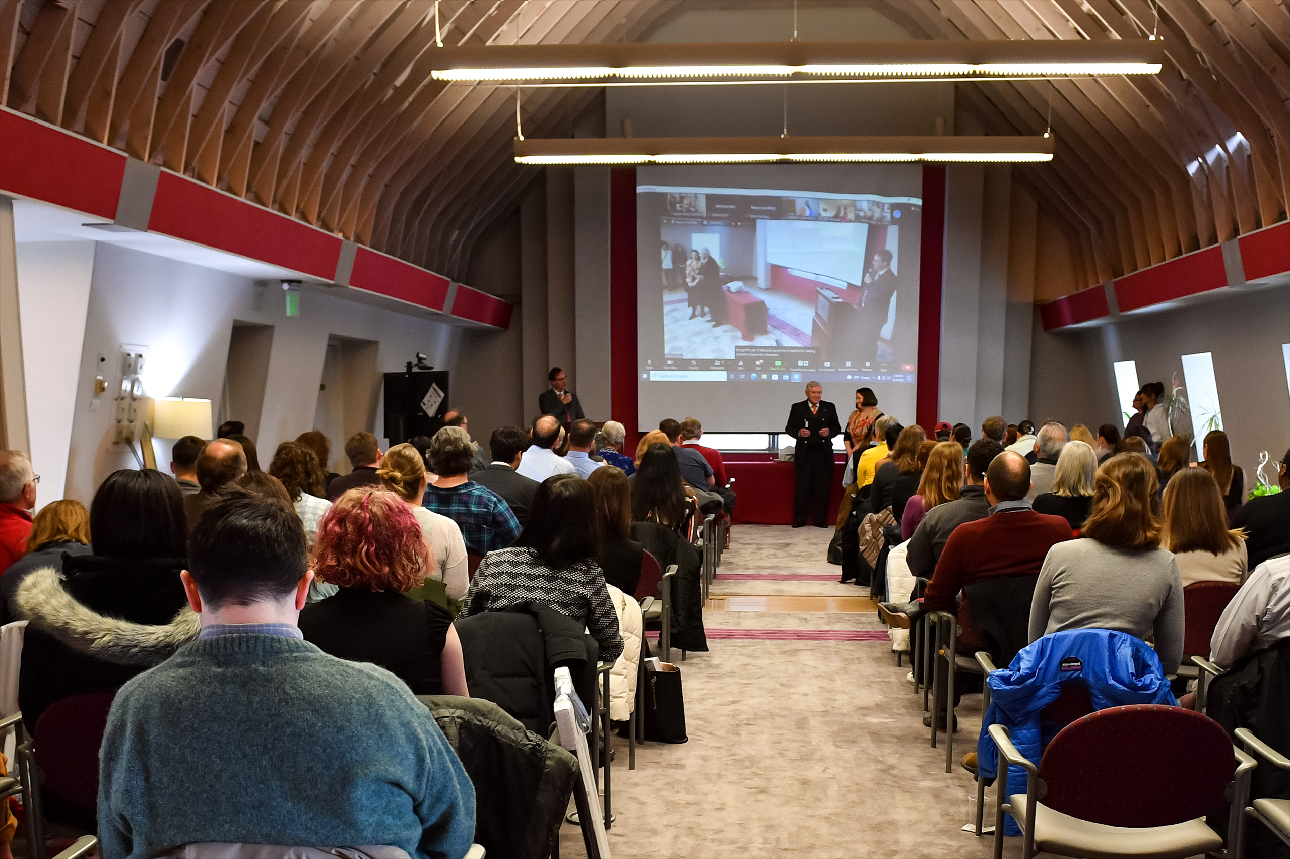 Interim vice provost Bill Davis speaks during the 2022 DAESA Awards Ceremony.