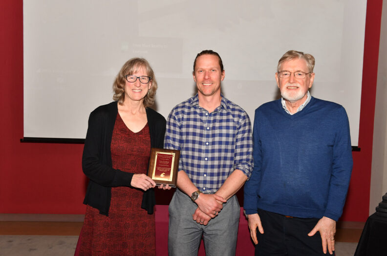 Lisa Carloye, Clif Stratton, and Dick Law at the 2023 DAESA Awards Ceremony.