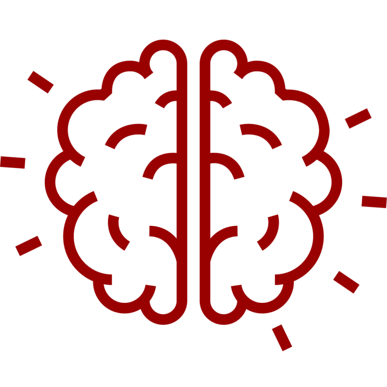 Brain signifying the NACE career readiness competency “Critical Thinking.”
